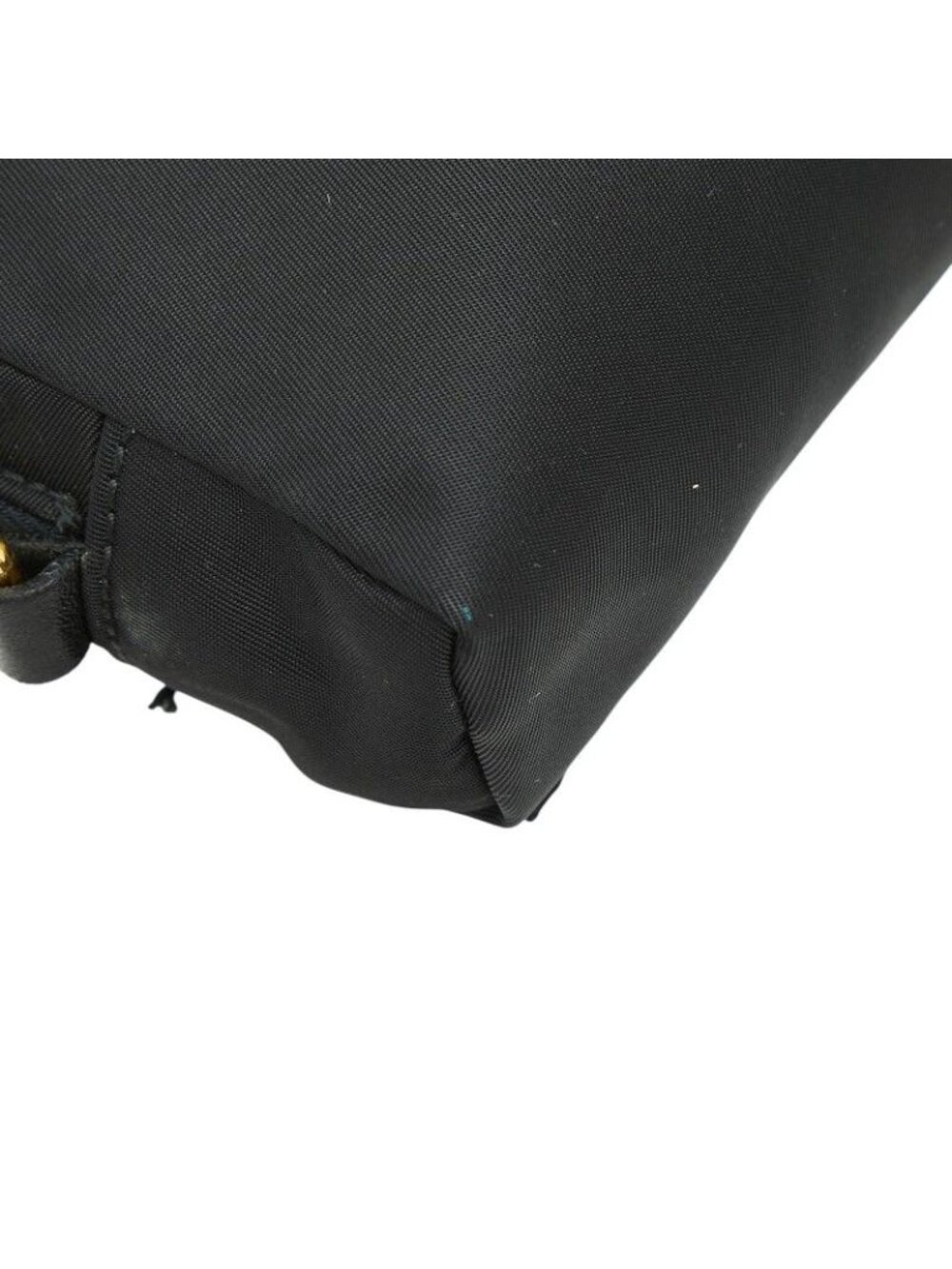 Prada Ribbon Logo Pouch Black Nylon - Picture 7 of 10